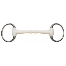 Korsteel Flexi Mullen Mouth Eggbutt Snaffle Bit (Ivory