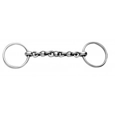 Korsteel Stainless Steel Waterford Loose Ring Bradoon Snaffle Bit