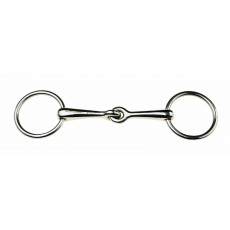 Korsteel Stainless Steel Weymouth Loose Ring Bradoon Snaffle Bit