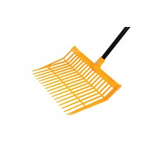 Roma Brights Revolutionary Stable Rake With Handle (Orange)