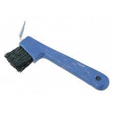Roma Deluxe Hoof Pick With Brush (Blue)