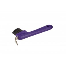 Roma Deluxe Hoof Pick With Brush (Purple)