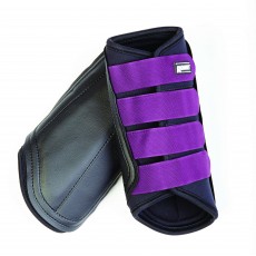 Roma Neoprene Brushing Boots (Black/Purple)