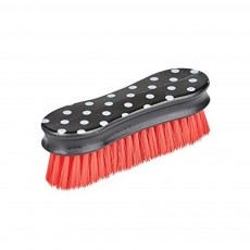 Roma Pattern Face Brush (Black Polka Dots)
