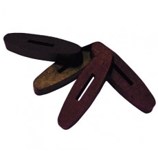 Roma Rubber Diamond Rein Stops (Brown)