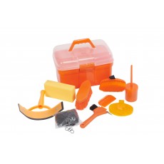 Roma Ultimate 10 Piece Grooming Kit (Orange)