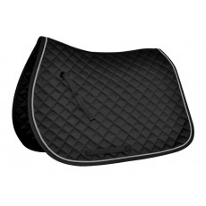 Mark Todd Piped Saddle Pad (Black/Grey)