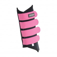Hy Armoured Guard Neoprene Brushing Boots (Black/Paradise Pink)