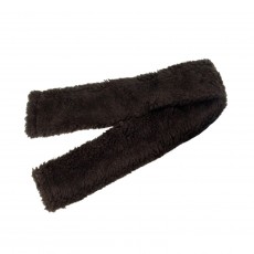 Hy Equestrian Fur Fabric Girth Sleeve (Brown)