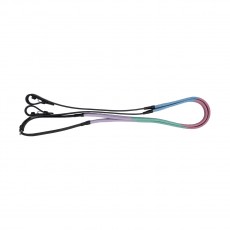 Hy Rubber Covered Training Reins (Lilac/Ice Mint/Baby Pink/Baby Blue)