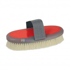 Hy Sport Active Goat Hair Body Brush (Rosette Red)