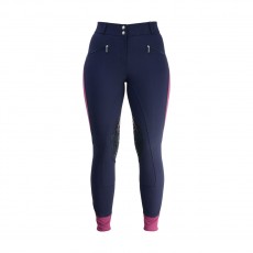 Hy Performance Sport Active Ladies Breeches (Navy/Port Royal)