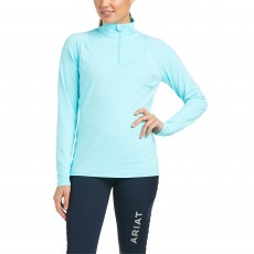 Ariat Women's Auburn 1/4 Zip Base Layer (Cool Blue)