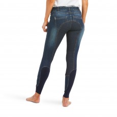 Ariat Women's Halo Denim Full Seat Breech (Marine)