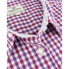 Hoggs of Fife Ladies Becky II Cotton Shirt (Violet/Cerise)