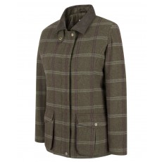 Hoggs of Fife Ladies Musselburgh Tweed Field Coat (Bracken Tweed)