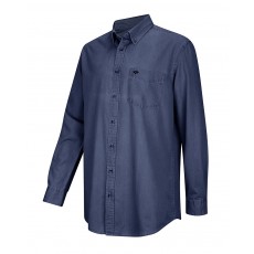 Hoggs of Fife Men's Archerfield Denim Shirt (Dark Wash)