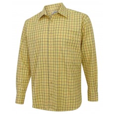 Hoggs of Fife Men's Governor Premier Tattersall Shirt (Gold Check) Hoggs of Fife Men's Governor Premier Tattersall Shirt (Gold Check)