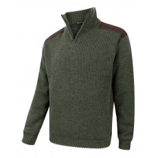 Hoggs of Fife Men's Hebrides Zip Neck Windproof Pullover (Lovat)