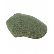Hoggs of Fife Men's Helmsdale Waterproof Tweed Cap (Green)