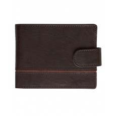 Hoggs of Fife men's Hoggs of Fife Billfold Leather Wallet (Cognac/Brown)