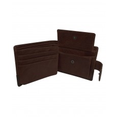 Hoggs of Fife men's Hoggs of Fife Billfold Leather Wallet (Cognac/Brown)