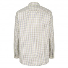 Hoggs of Fife Men's Inverness Cotton Tattersall Shirt (Wine/Blue/Green)