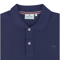 Hoggs of Fife Men's Largs Cotton Polo Shirt (Navy)