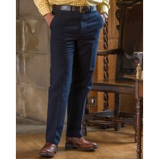 Hoggs of Fife Men's Monarch Moleskin Trousers (Navy)