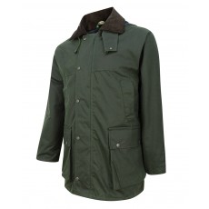 Hoggs of Fife Men's Padded Wax Jacket (Olive)