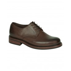 Hoggs of Fife Men's Troon Derby Shoes (Dark Brown)