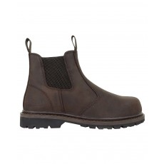 Hoggs of Fife Men's Zeus Safety Dealer Boots (Crazy Horse Brown)