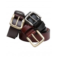 Hoggs of Fife unisex Luxury Leather Belts (Black)