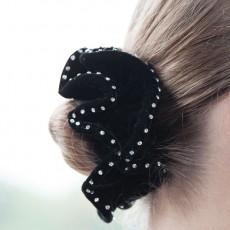 Equetech Hair Scrunchies - Velvet/Crystal