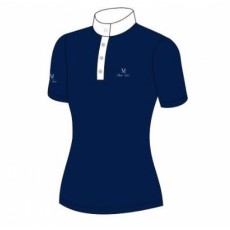 Mark Todd Ladies Short Sleeved Competition Shirt (Navy)