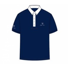 Mark Todd Boy's Short Sleeved Competition Shirt (Navy/White)