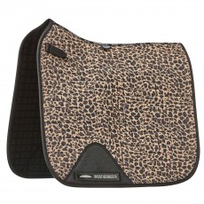 Weatherbeeta Prime Leopard Dressage Saddle Pad (Brown Leopard Print)