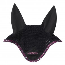 Weatherbeeta Prime Luxe Leopard Ear Bonnet (Pink Leopard Print)