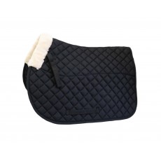 Mark Todd Deluxe Fleece Lined Saddle Pad (Black/Natural)