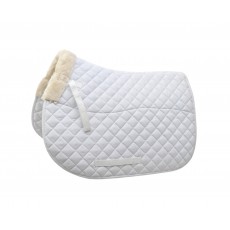 Mark Todd Deluxe Fleece Lined Saddle Pad (White/Natural)