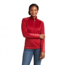 Ariat Women's Ismay 1/2 Zip Sweatshirt (Rhubarb)