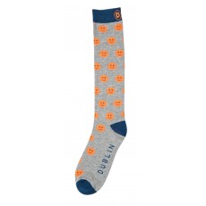 Dublin Single Pack Socks (Smiley Neon Orange)