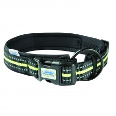 Weatherbeeta Reflective Dog Collar (Black/Yellow)