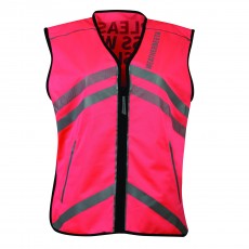 Weatherbeeta Adults Reflective Waistcoat (Pink)