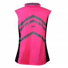 Weatherbeeta Adults Reflective Lightweight Waterproof Vest (Pink)