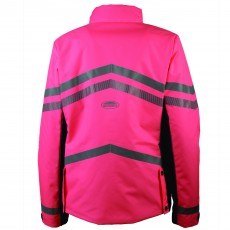 Weatherbeeta Adults Reflective Heavy Padded Waterproof Jacket (Pink)