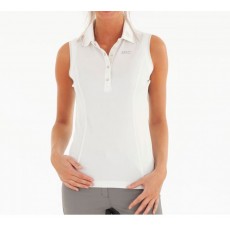 Anky Sleeveless Polo Shirt (White) Anky Sleeveless Polo Shirt (White)