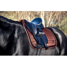 Catago FIR-Tech Elegant Dressage Saddlepad (Dark Caramel)