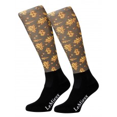 LeMieux Adult Footsies Socks (Oak Leaves)