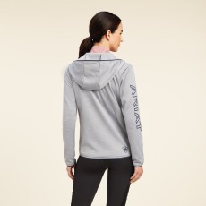 Ariat Women's Byron Full Zip Hoodie (Heather Grey)